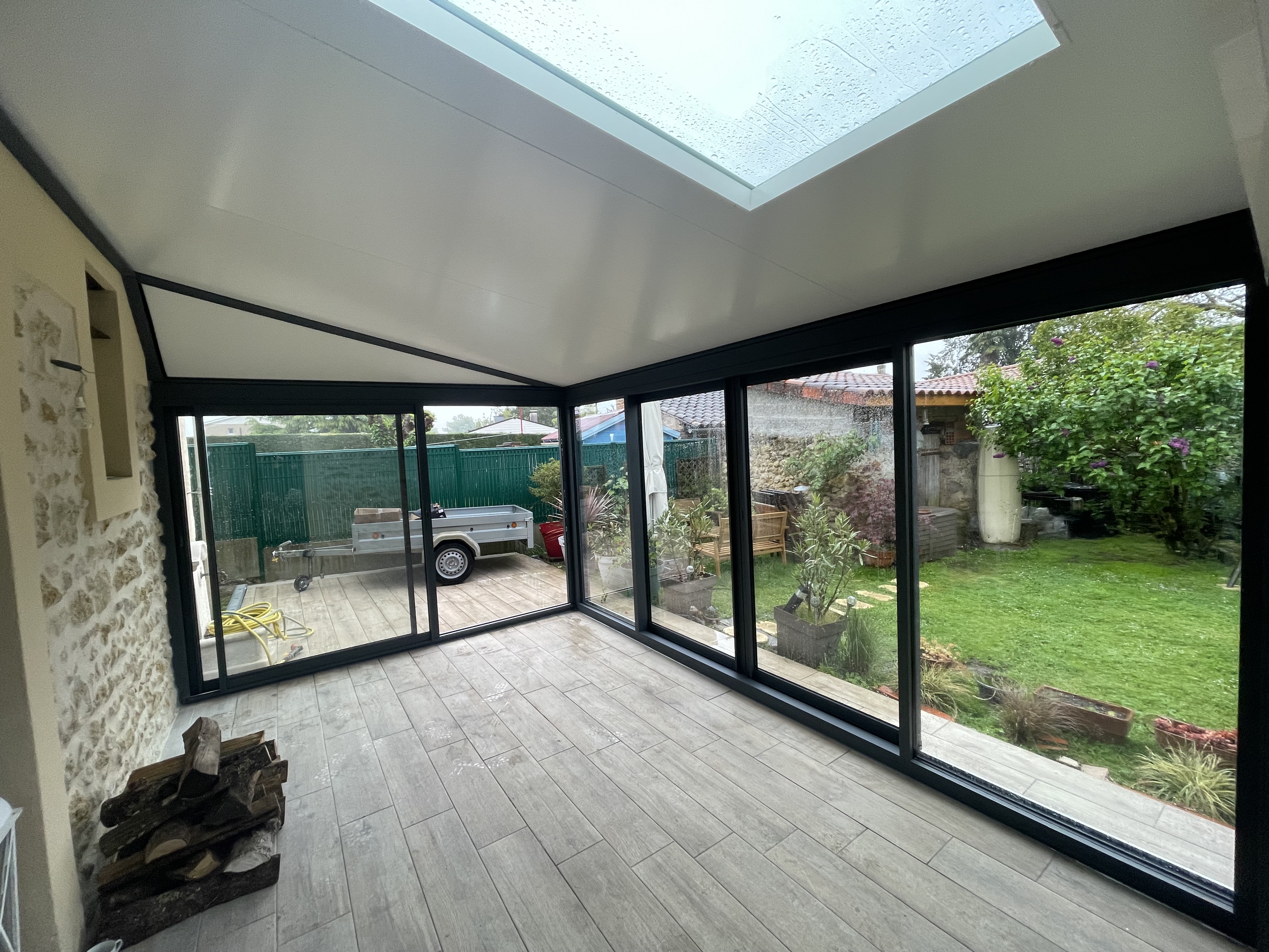 Intérieur véranda aluminium